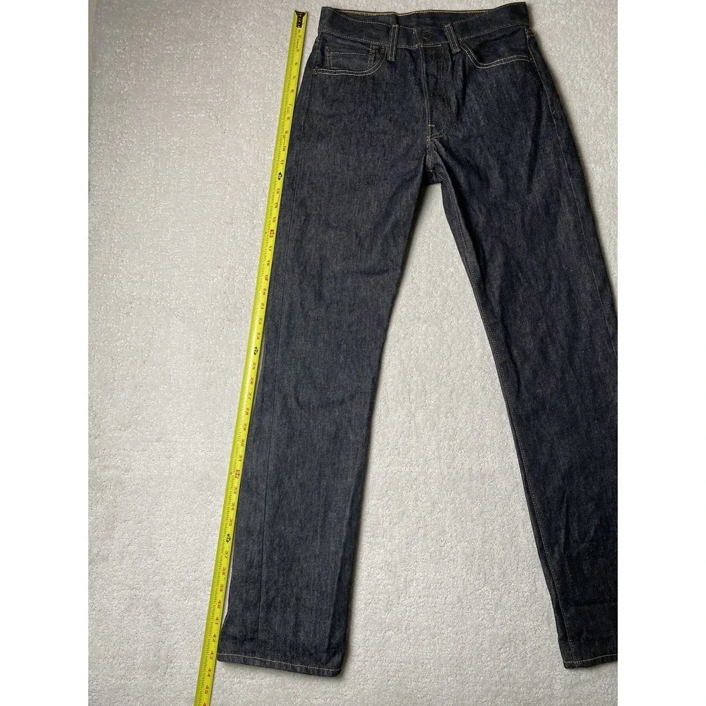 Levi's 501 Original Fit Button Fly Jeans Men's 29x34 Measured 28x32.5 Black